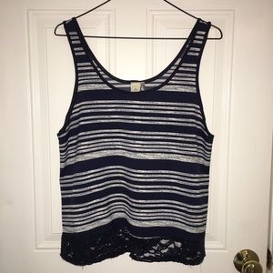 Navy Paper Crane Tank